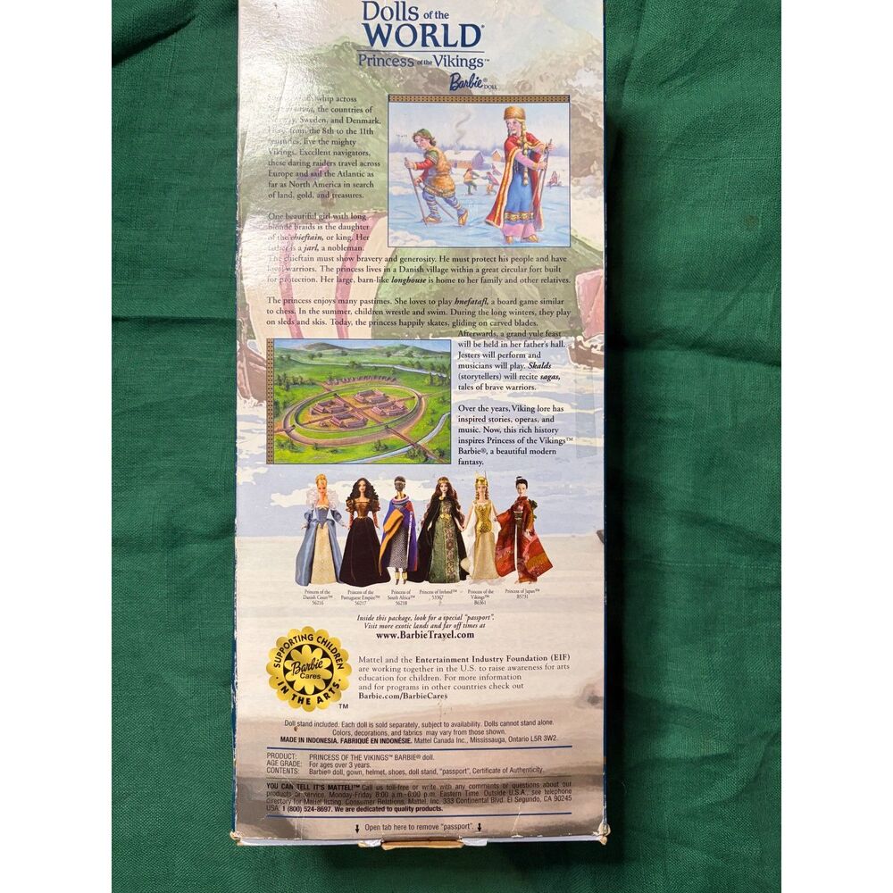 Vintage Doll of The World Princess of the Vikings Barbie *AS IS* - Picture 6 of 13